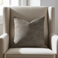 Bella Isabella Brown and Beige Luxury Throw Pillow
