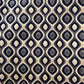 Clubhouse Orbit Brown, Beige and Blue Luxury Throw Pillow