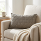 Halo Knights Blue and Gray Luxury Throw Pillow