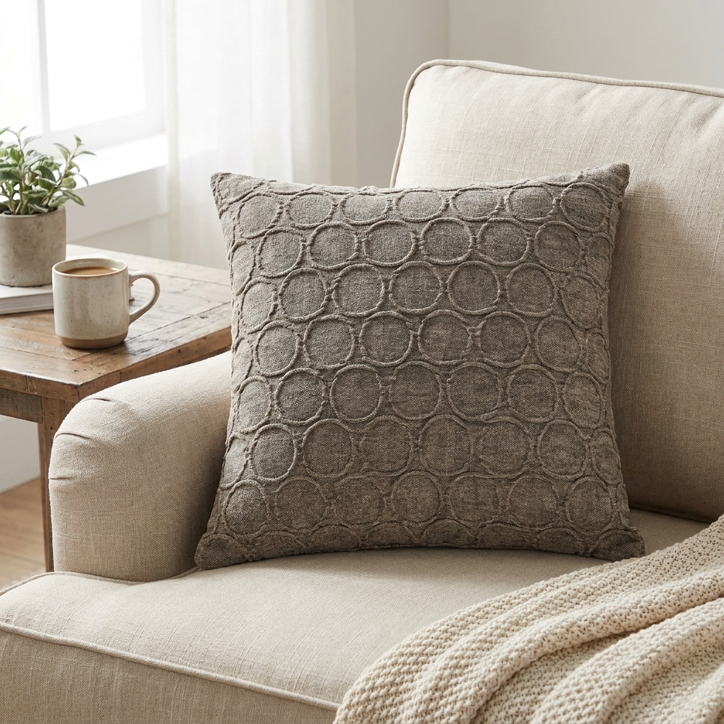 Halo Knights Blue and Gray Luxury Throw Pillow
