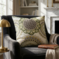 Sunset Cottage Yellow , Green and Ivory Luxury Throw Pillow