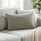 Golden Clove Blue and Beige Luxury Throw Pillow
