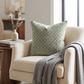 Golden Clove Blue and Beige Luxury Throw Pillow