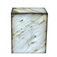 Plutus Brands Signature Natural Marble Side Table - Modern Luxury with Dimmable LED Glow