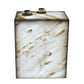 Plutus Brands Signature Natural Marble Side Table - Modern Luxury with Dimmable LED Glow