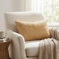 Ebony Russet Textured Luxury Throw Pillow