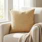 Ebony Russet Textured Luxury Throw Pillow