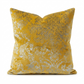 Golden Cosmo Textured Luxury Throw Pillow