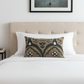Tulip Zen Green Taupe Luxury Throw Pillow