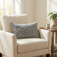 Tulip Zen Green Taupe Luxury Throw Pillow