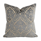 Tulip Zen Green Taupe Luxury Throw Pillow