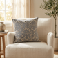 Tulip Zen Green Taupe Luxury Throw Pillow