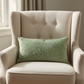 Mulberry Lasso Green Tones Luxury Throw Pillow