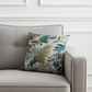 Camellia Floral Multi Color Luxury Throw Pillow