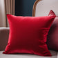 Amber Rose Luxury Throw Pillow in Red