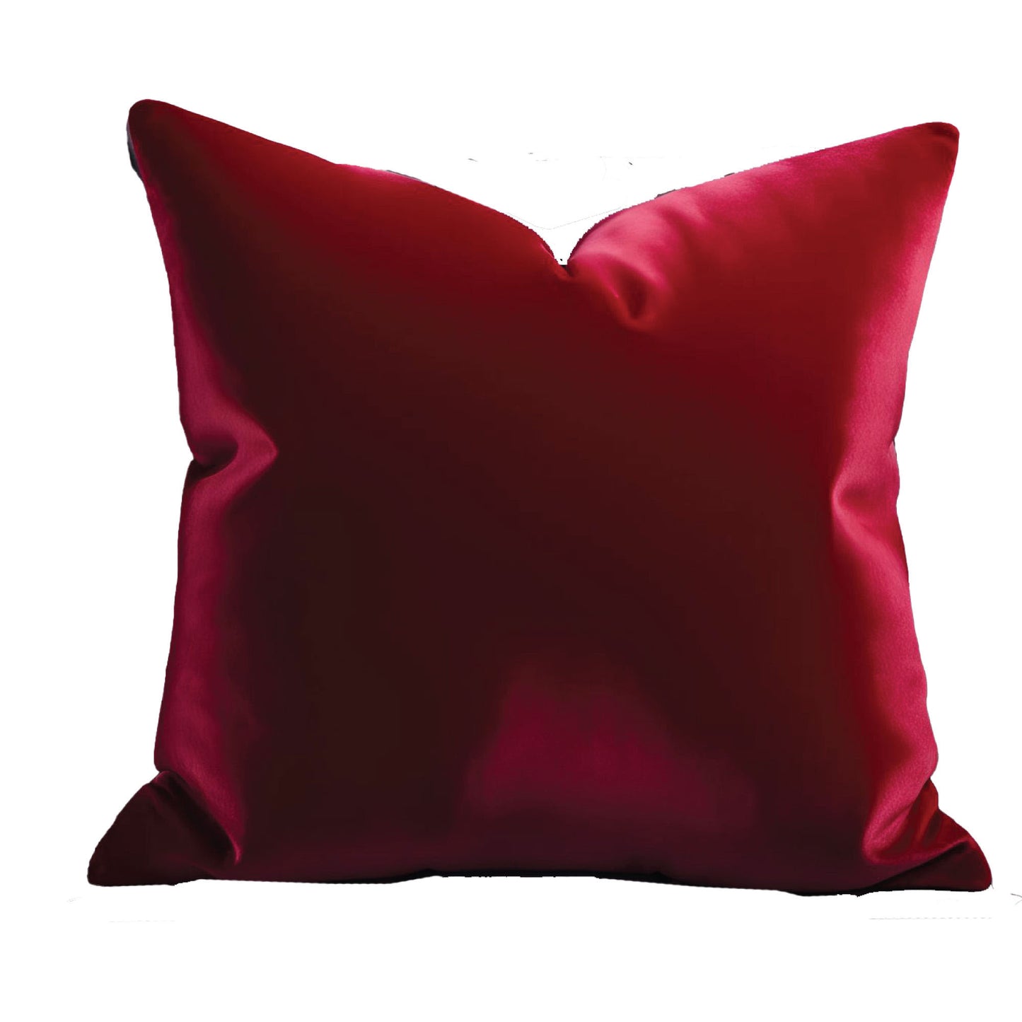 Amber Rose Luxury Throw Pillow in Red