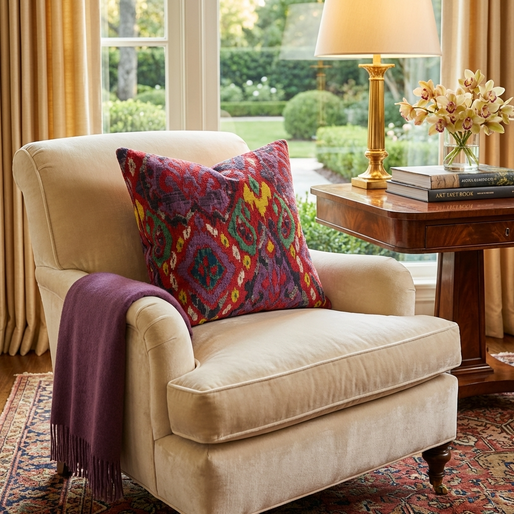 Sachi Love Luxury Throw Pillow In Multi Colors