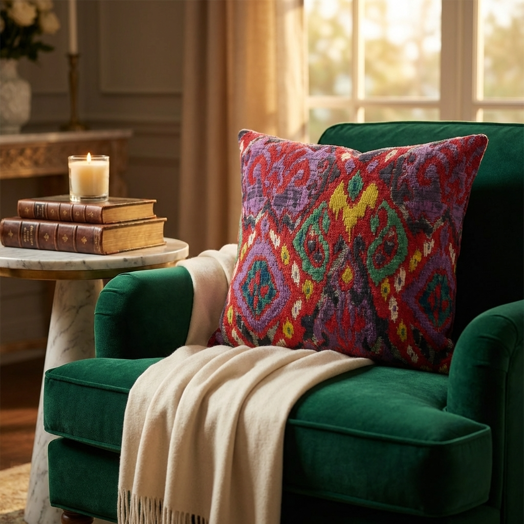 Sachi Love Luxury Throw Pillow In Multi Colors