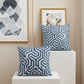 Pitaya Blue and White Luxury Throw Pillow