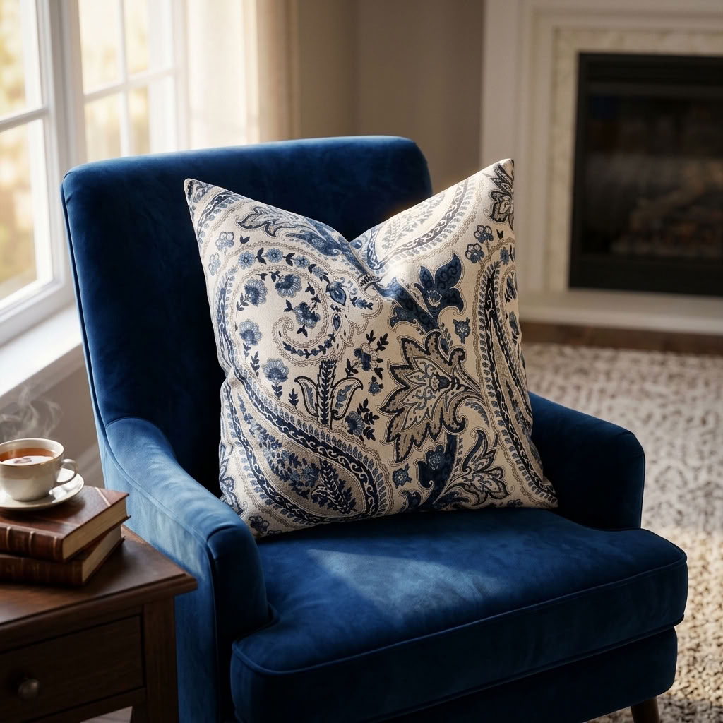 Tulip Safari Multicolor Luxury Throw Pillow