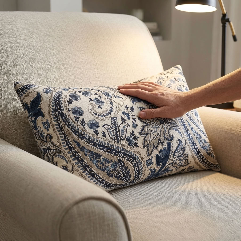 Tulip Safari Multicolor Luxury Throw Pillow
