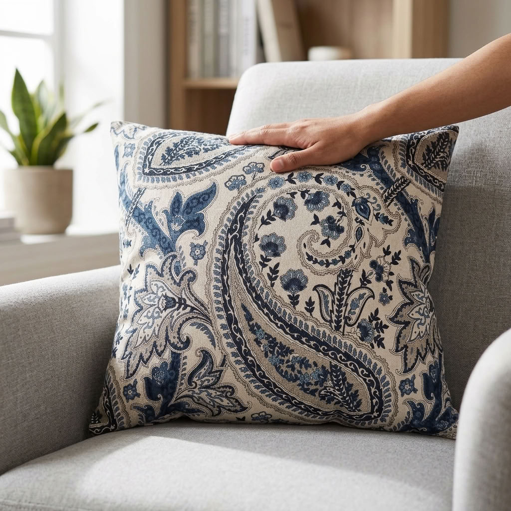 Tulip Safari Multicolor Luxury Throw Pillow