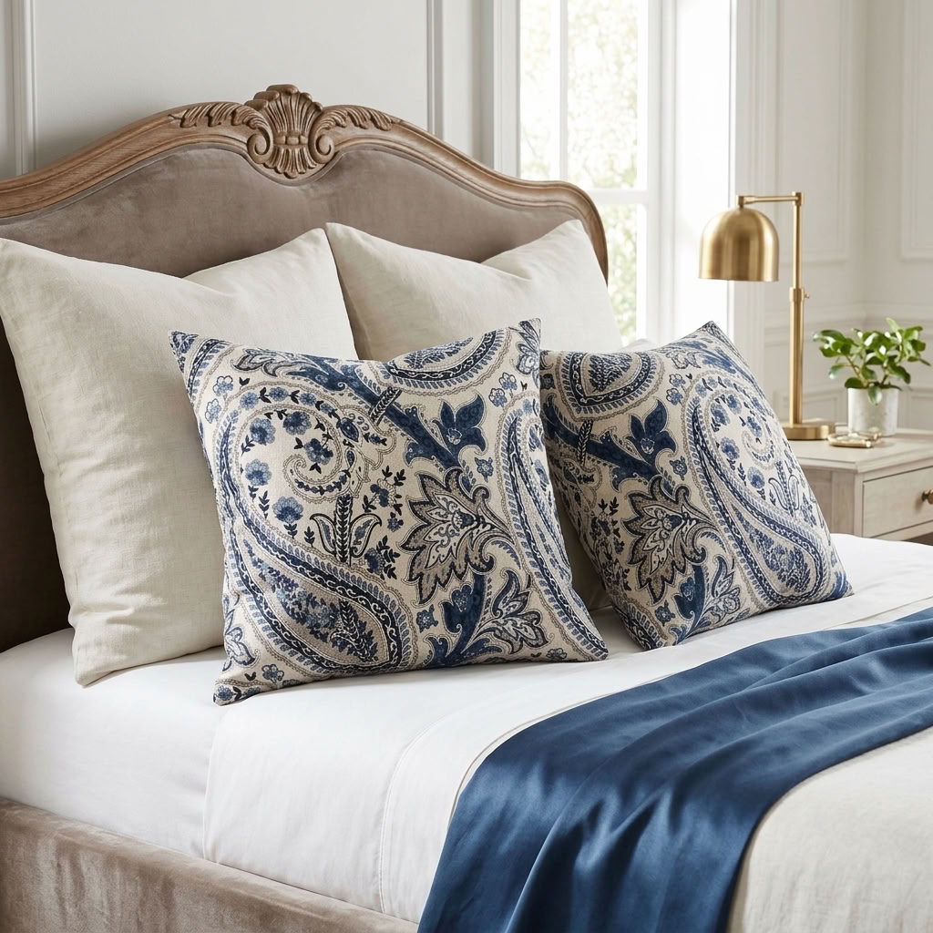 Tulip Safari Multicolor Luxury Throw Pillow