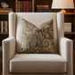 Cypress Field Brown Luxury Throw Pillow