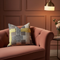 Hummingbird Isle Yellow, Beige and Gray Luxury Throw Pillow