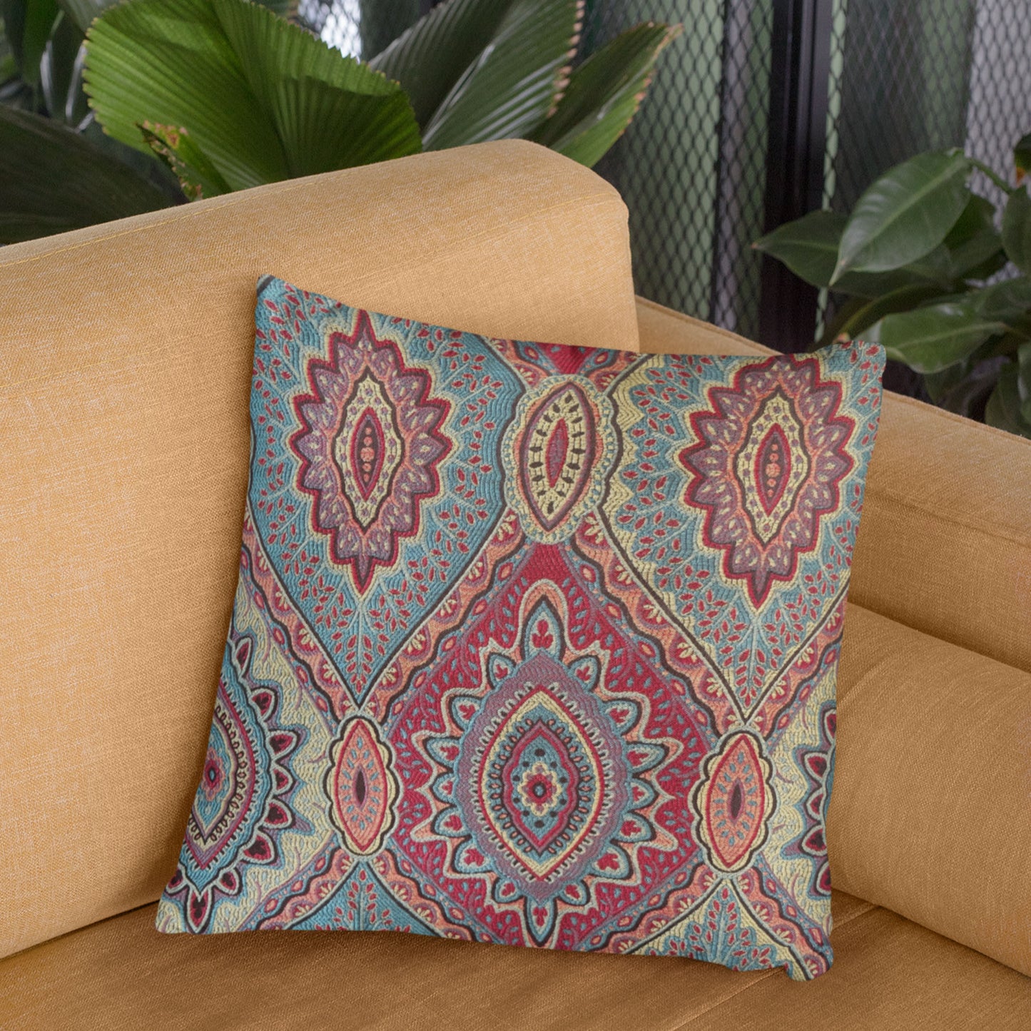 Monarch Serenade Multicolor Luxury Throw Pillow