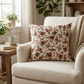 Garden Secrets Multicolor Luxury Throw Pillow