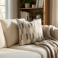 Gladstone Tiles Multicolor Luxury Throw Pillow