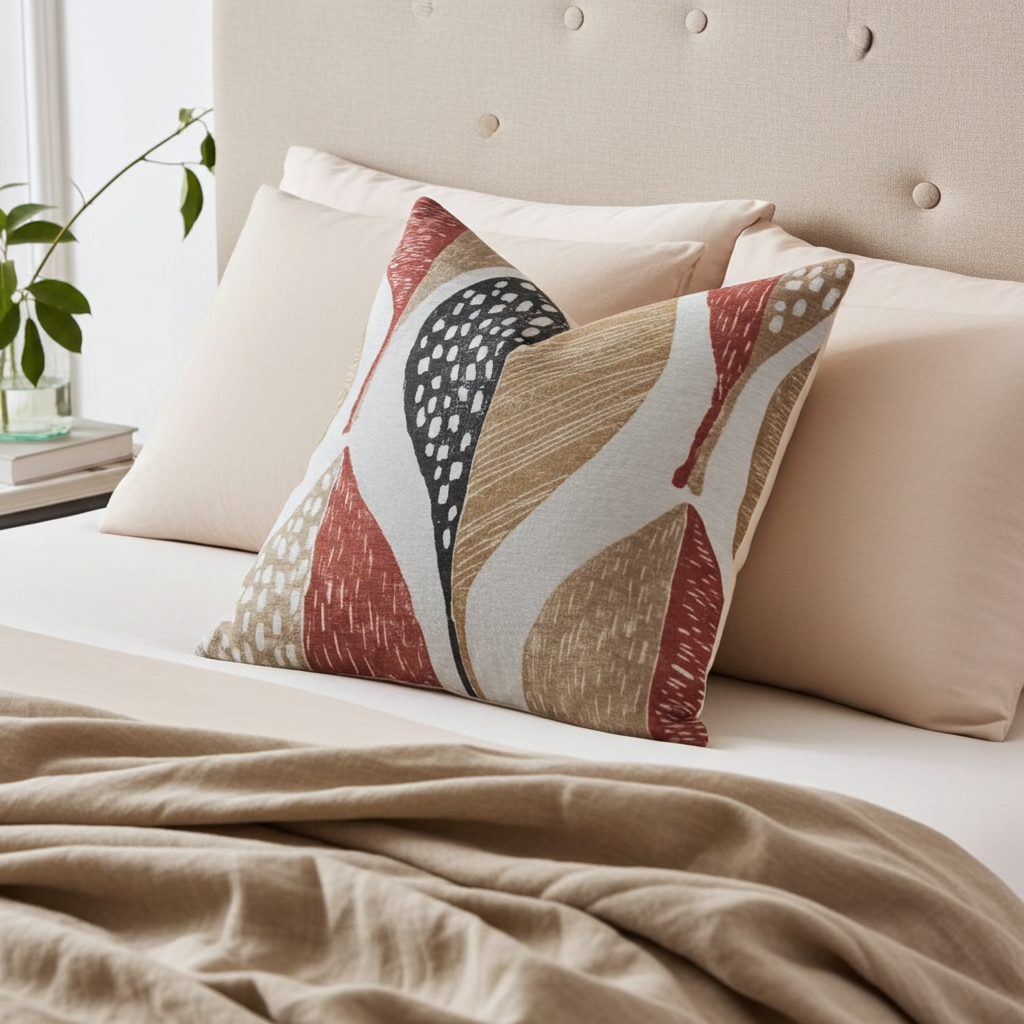 Oak Valley Multicolor Luxury Throw Pillow