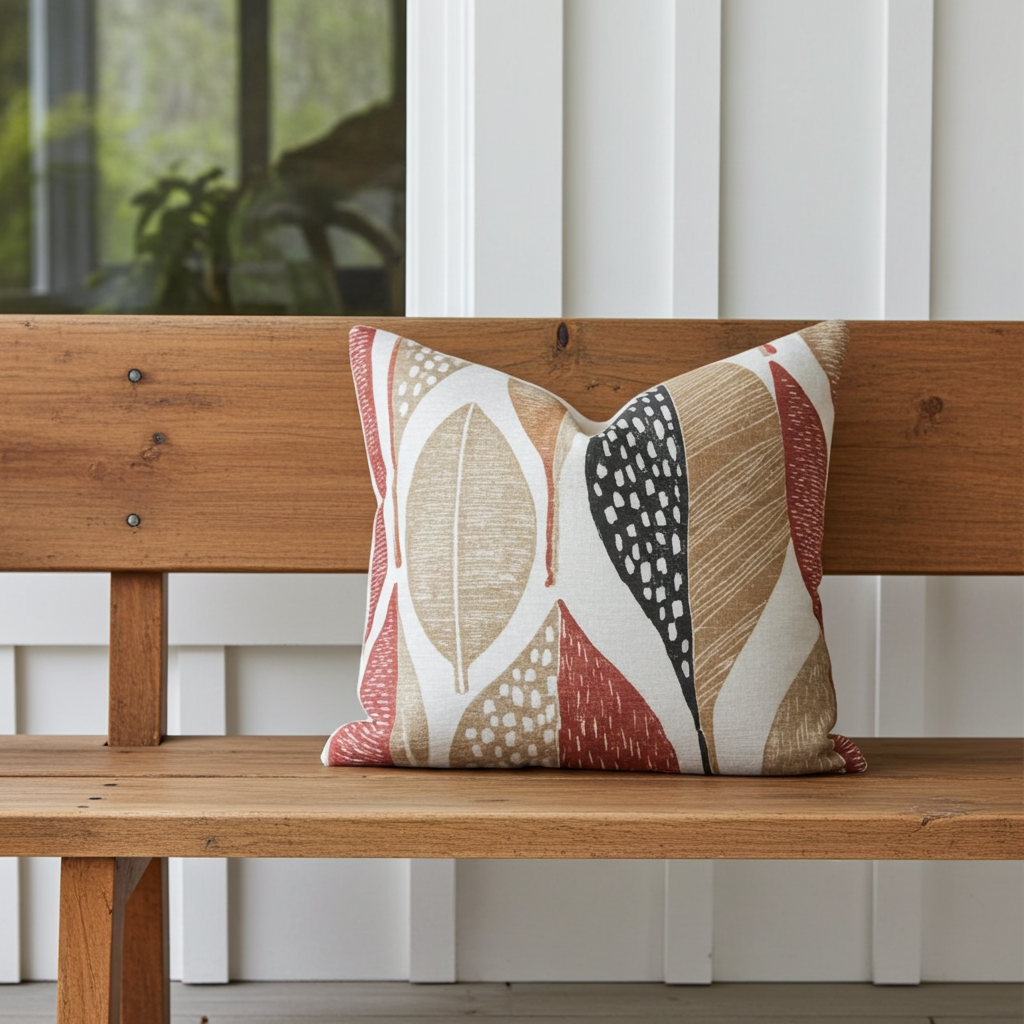 Oak Valley Multicolor Luxury Throw Pillow
