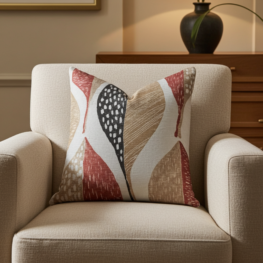 Oak Valley Multicolor Luxury Throw Pillow