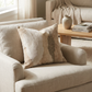 Green Haven Green and Beige Luxury Throw Pillow