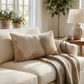 Green Haven Green and Beige Luxury Throw Pillow