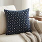 Teal Abyss Blue and Gold Luxury Throw Pillow
