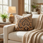 Euphoria Plush Gold Luxury Throw Pillow