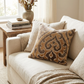 Euphoria Plush Gold Luxury Throw Pillow