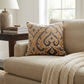 Euphoria Plush Gold Luxury Throw Pillow
