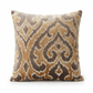 Euphoria Plush Gold Luxury Throw Pillow
