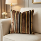Graceful Bridge Yellow and Brown Luxury Throw Pillow