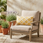 Honeycomb Yellow and Beige Luxury Throw Pillow