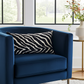 Raven Palm Black Geometric Luxury Outdoor/Indoor Throw Pillow
