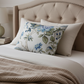 Elyssa Navy Brown and Cream Handmade Luxury Pillow
