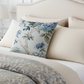Elyssa Navy Brown and Cream Handmade Luxury Pillow