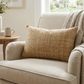 Forest Meadow Taupe Handmade Luxury Pillow