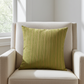 Wild Sage Green Gray and Cream Handmade Luxury Pillow