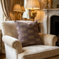 Argyle Square Espresso Handmade Luxury Pillow